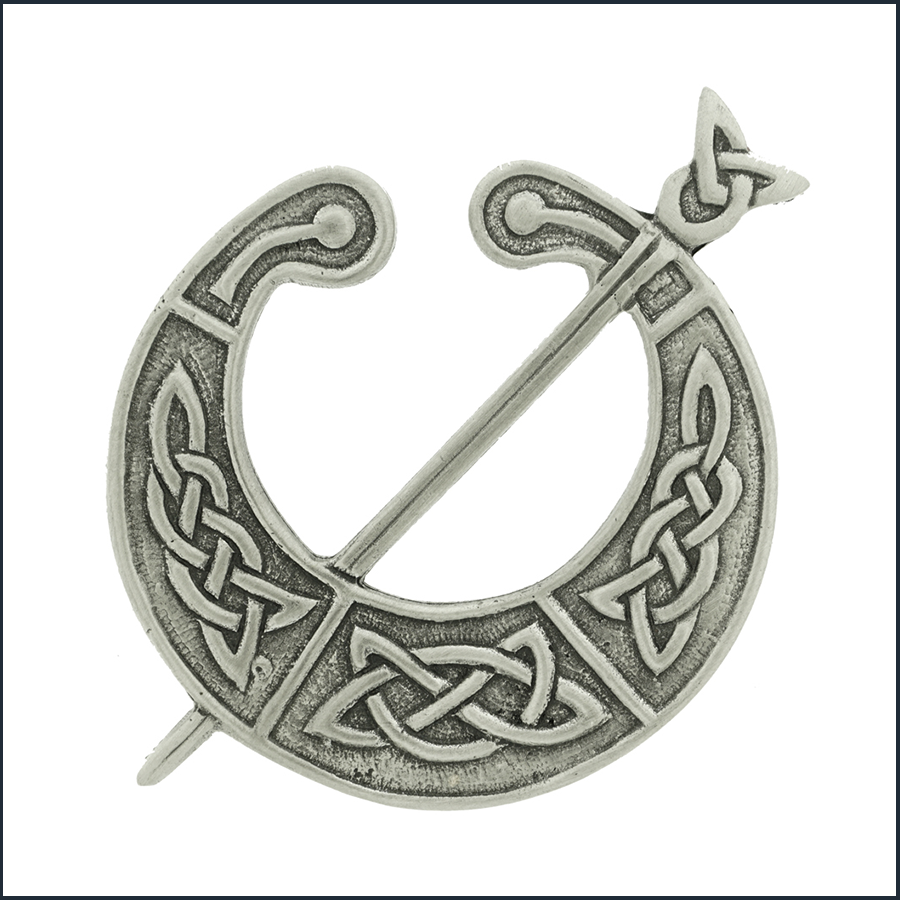 Hunterston Antique Plaid Brooch