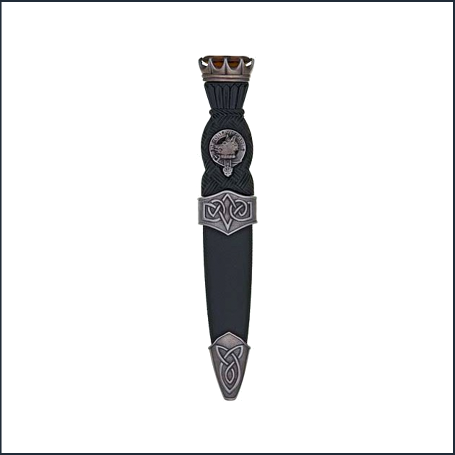 Celtic Stone Top Clan Sgian Dubh