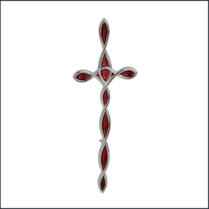 Celtic Twist Enamel Kilt Pi