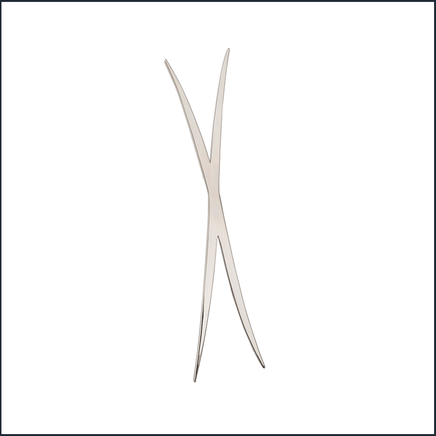 Cross of Saltire Palladium Kilt Pin