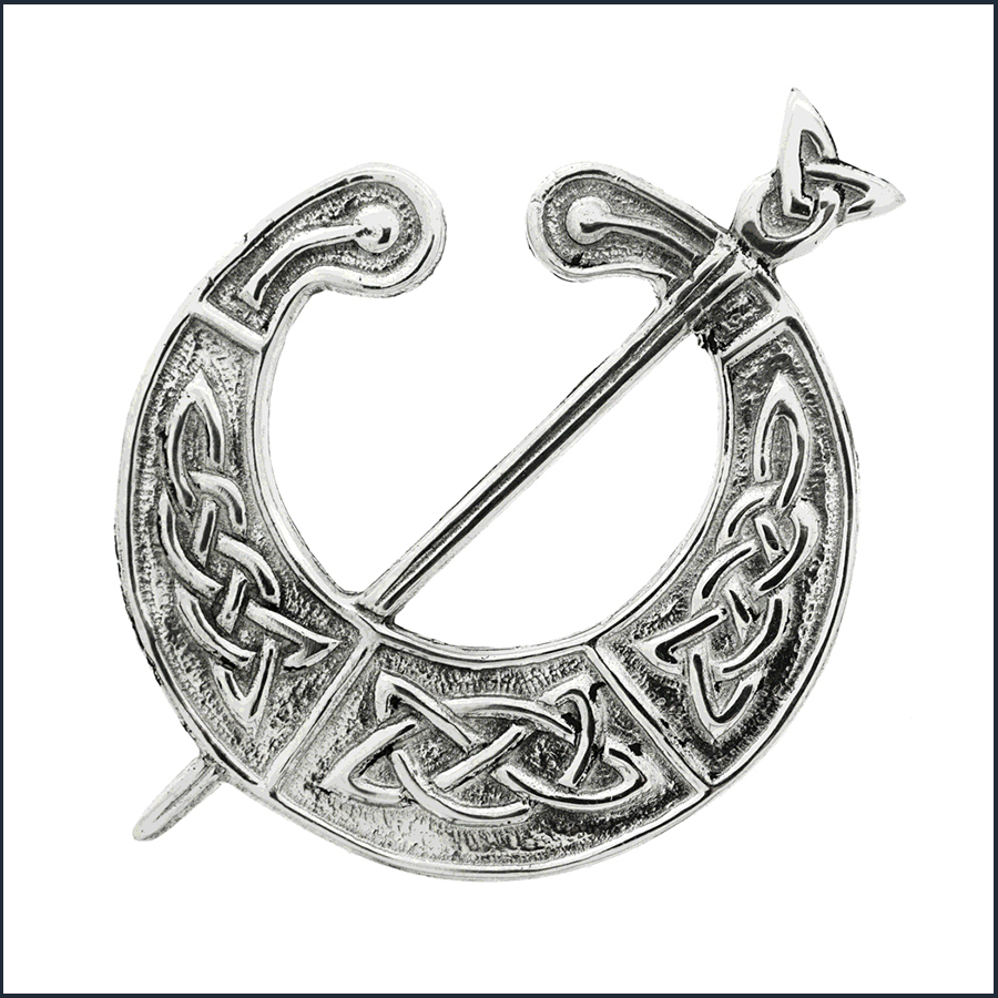 Hunterston Plaid Brooch