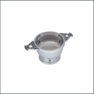 2.5" Celtic Band Chrome Plated Quaich