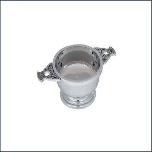 2" Celtic Band Chrome Plated Quaich
