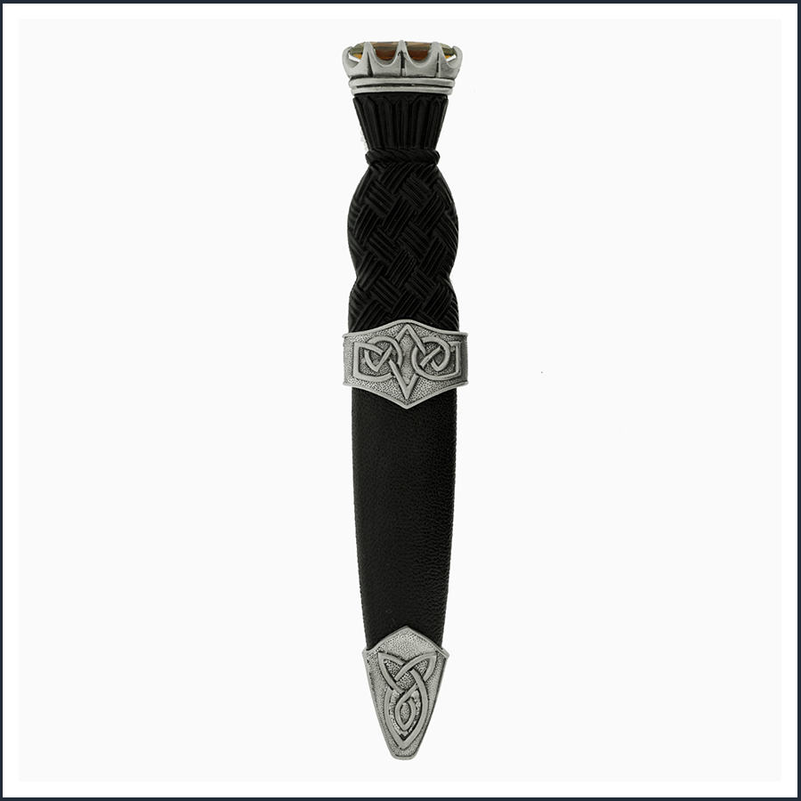 Antique Celtic Stone Top Sgian Dubh