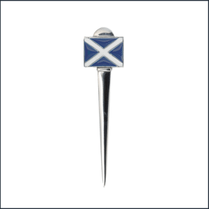 Scottish Saltire Enamel Kilt Pin