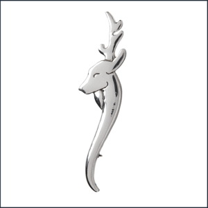 Stag Head Kilt Pin