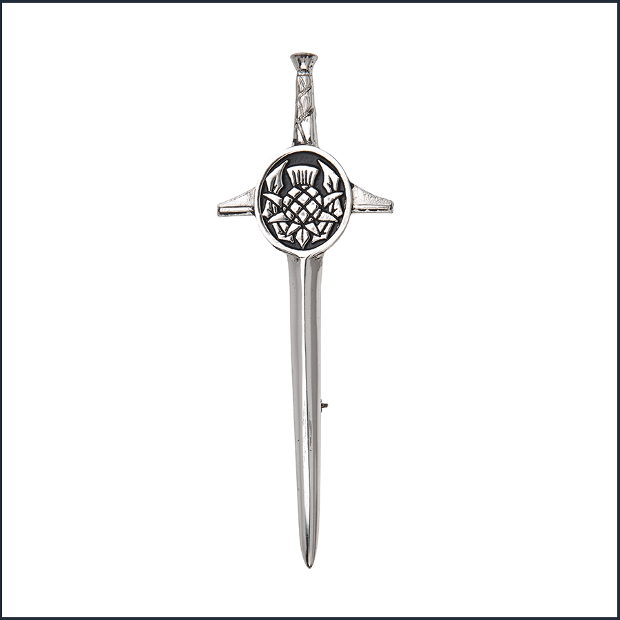 Sword & Thistle Kilt Pin
