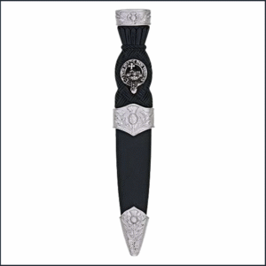 Thistle Bright Plain Top Clan Sgian Dubh Knife
