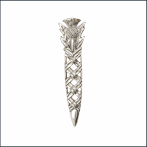 Thistle Interlaced Kilt Pin
