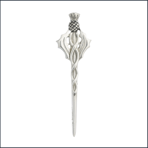 Twisted Scottish Thistle Kilt Pin