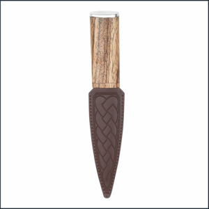 Zebrano Wood Arisaig Daywear Sgian Dubh Resin Handle Knife