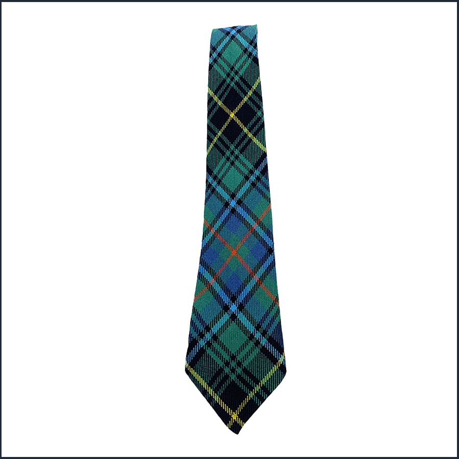 Handmade McInnes Hunting Ancient Tartan Wool Tie