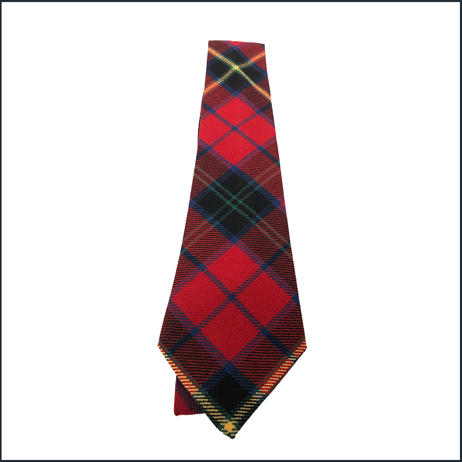 Loch Lomond Rose Handmade Wool Tartan Tie