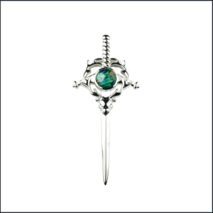 Stag & Sword Heathergem Kilt Pin