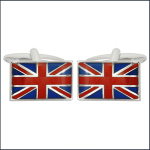 Union Jack Flag Square Cufflinks
