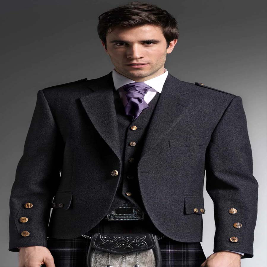 Arrochar Charcoal Tweed Jacket