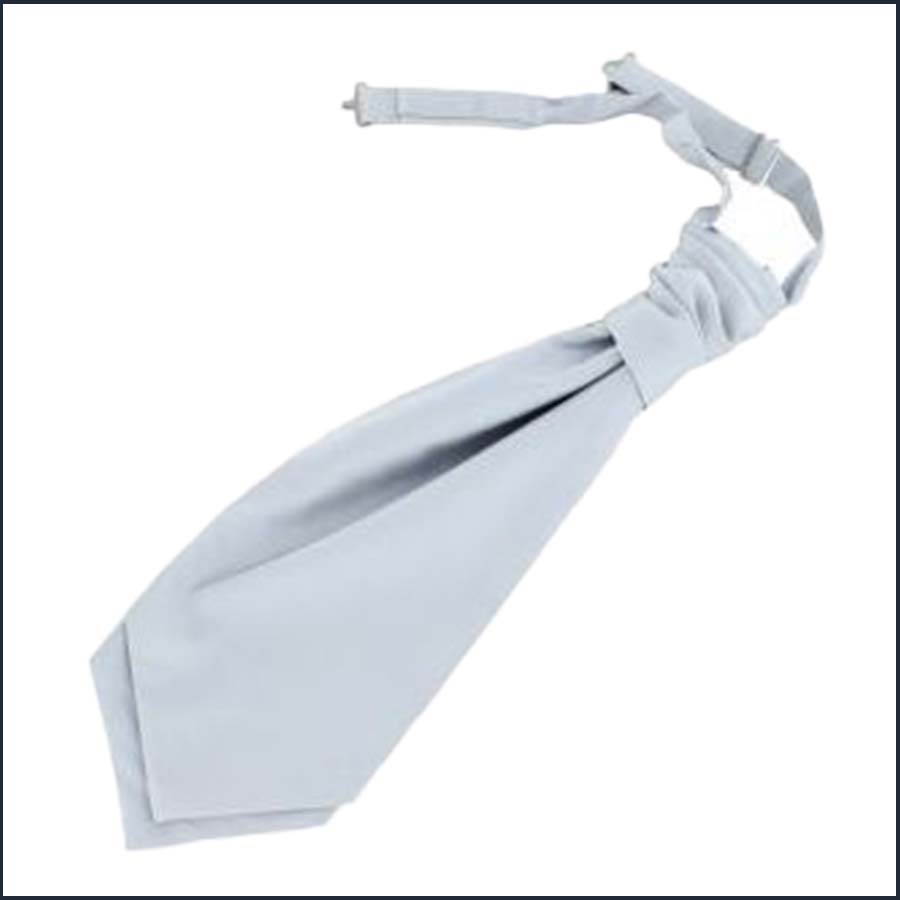 Light Grey Rushe Cravat Tie