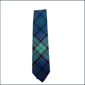 Lightweight Leinster Green Irish Handmade Tartan Tie