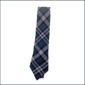 Scottish National Black Handmade Tartan Tie