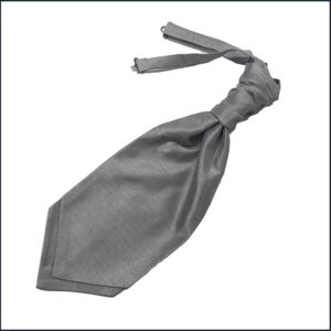 Silver Rushe Cravat Tie