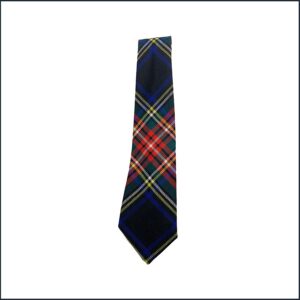 Stewart Black Modern Handmade Tartan Tie