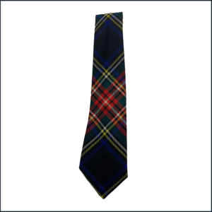 Stewart Black Modern Handmade Tartan Tie