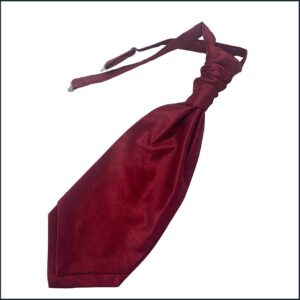 Wine Rushe Cravat Tie
