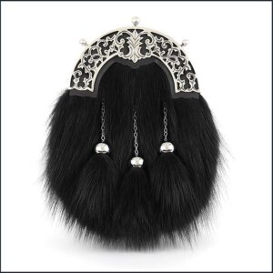 Black Raccoon Dress Sporran