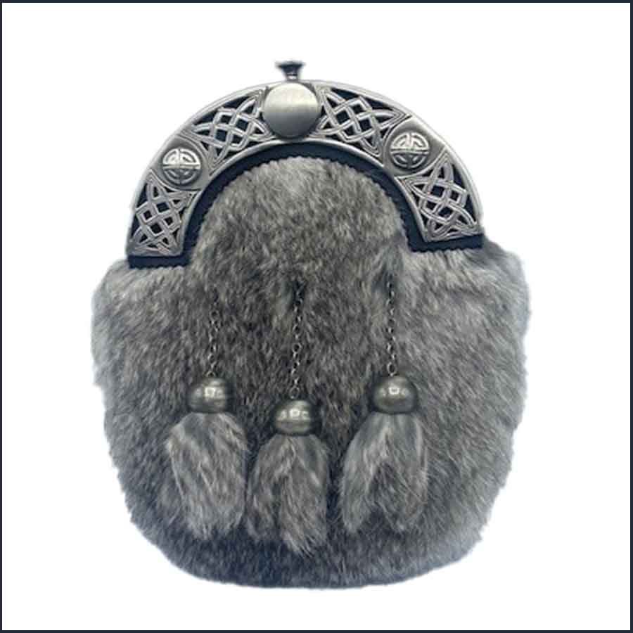 Chinchilla Rabbit Fur Dress Sporran