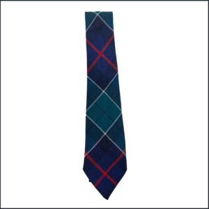 Leslie Green Modern Handmade 100% Wool Tartan Tie