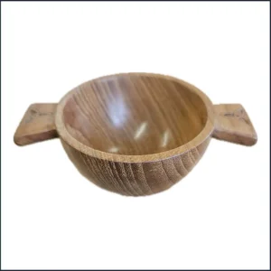 Traditional Teak Wooden Quaich