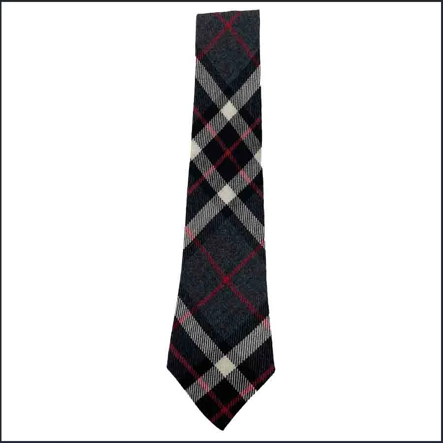 Thompson Grey Handmade Tartan Tie