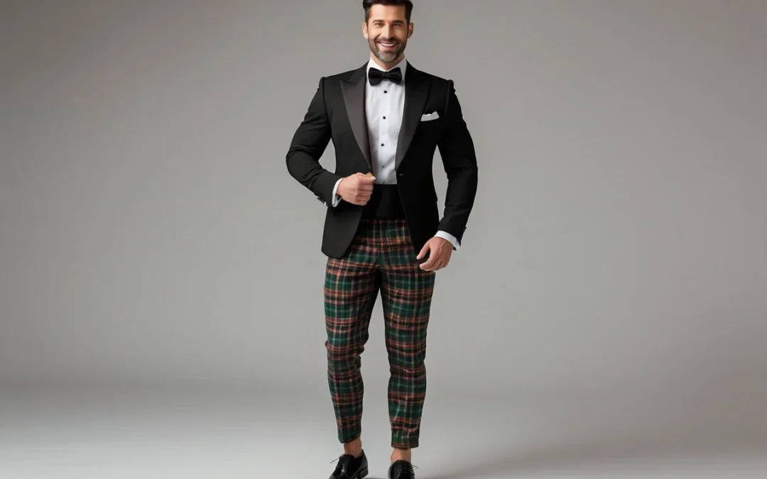 How To Wear a Dinner Jacket With Tartan Trews